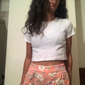 H&M White Crop Top